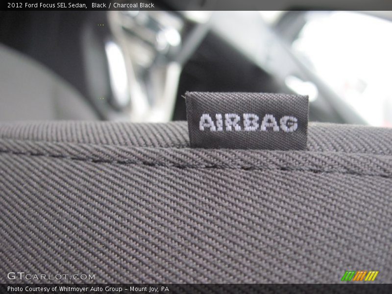 Black / Charcoal Black 2012 Ford Focus SEL Sedan