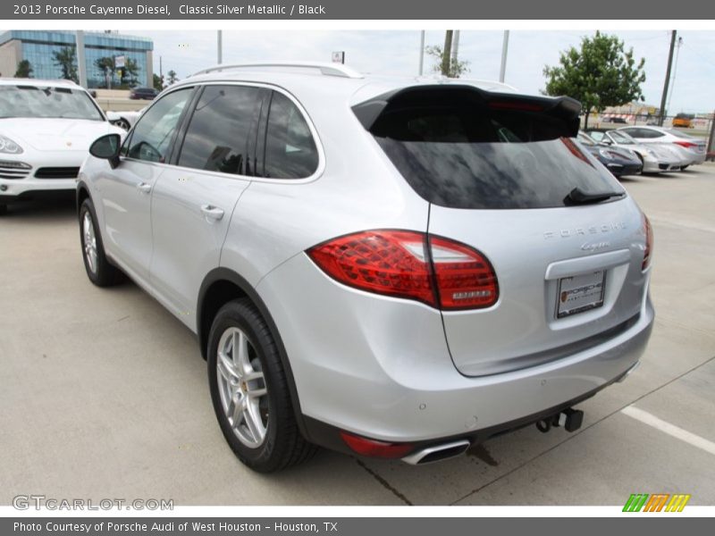 Classic Silver Metallic / Black 2013 Porsche Cayenne Diesel