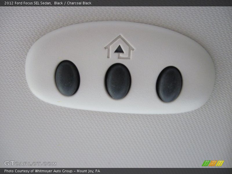 Black / Charcoal Black 2012 Ford Focus SEL Sedan