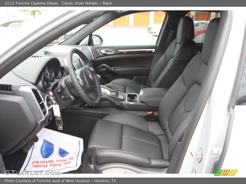 Front Seat of 2013 Cayenne Diesel