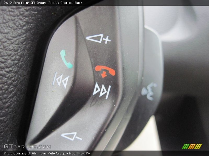 Black / Charcoal Black 2012 Ford Focus SEL Sedan