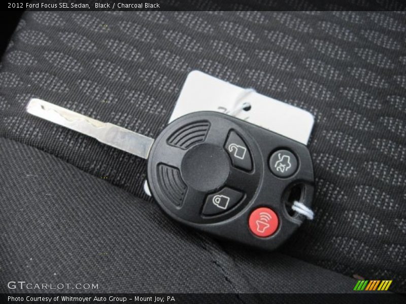 Black / Charcoal Black 2012 Ford Focus SEL Sedan