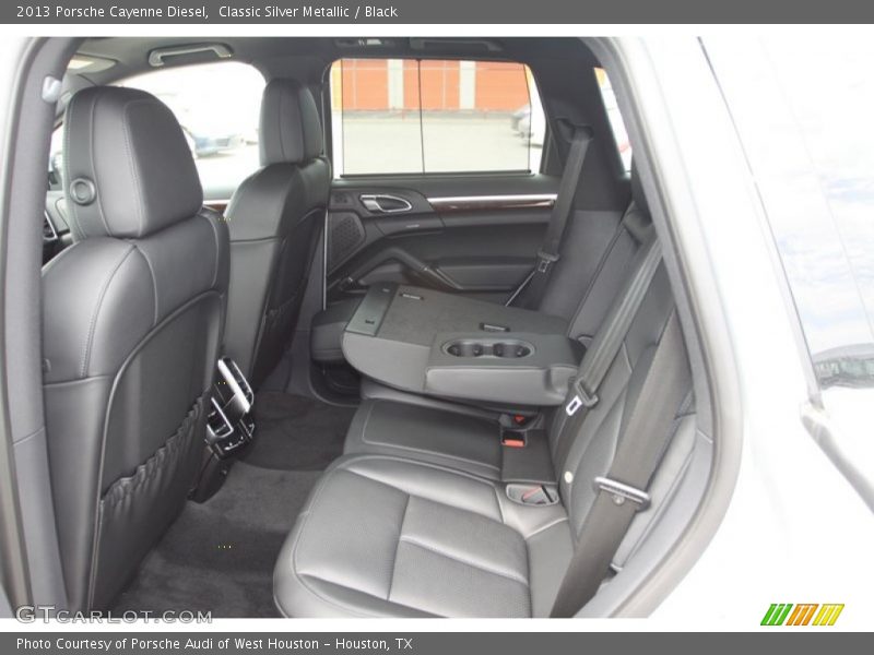 Rear Seat of 2013 Cayenne Diesel