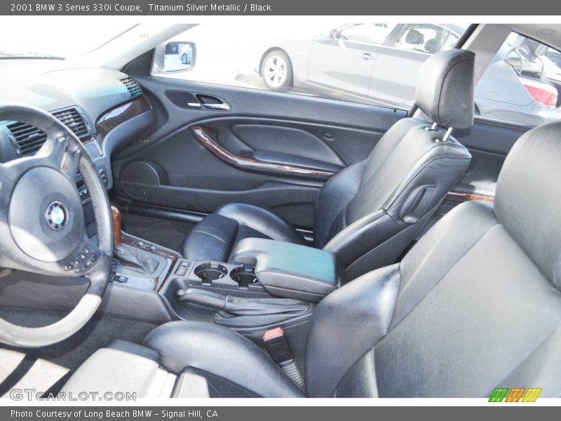 Titanium Silver Metallic / Black 2001 BMW 3 Series 330i Coupe