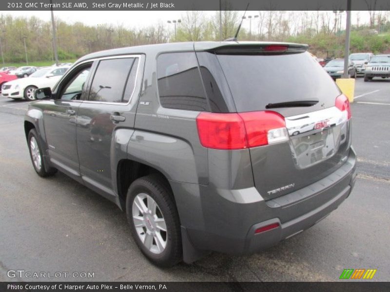 Steel Gray Metallic / Jet Black 2012 GMC Terrain SLE AWD