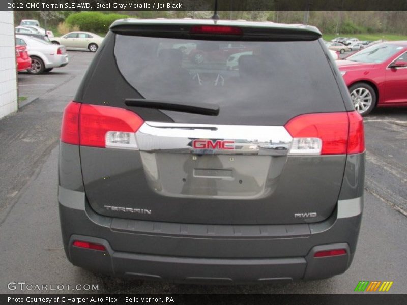 Steel Gray Metallic / Jet Black 2012 GMC Terrain SLE AWD