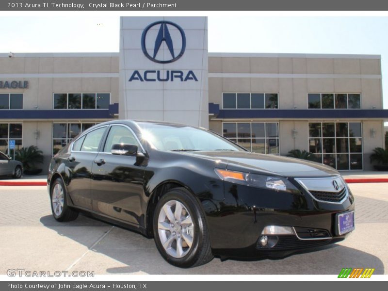 Crystal Black Pearl / Parchment 2013 Acura TL Technology