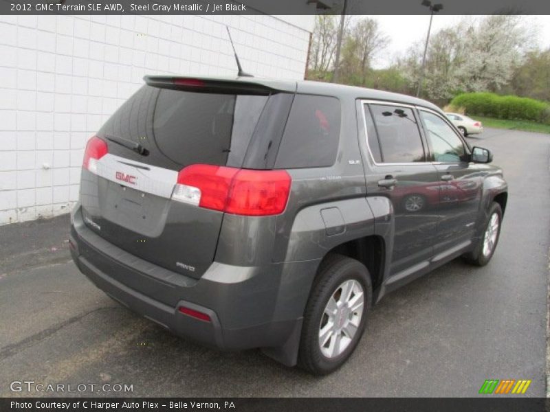 Steel Gray Metallic / Jet Black 2012 GMC Terrain SLE AWD