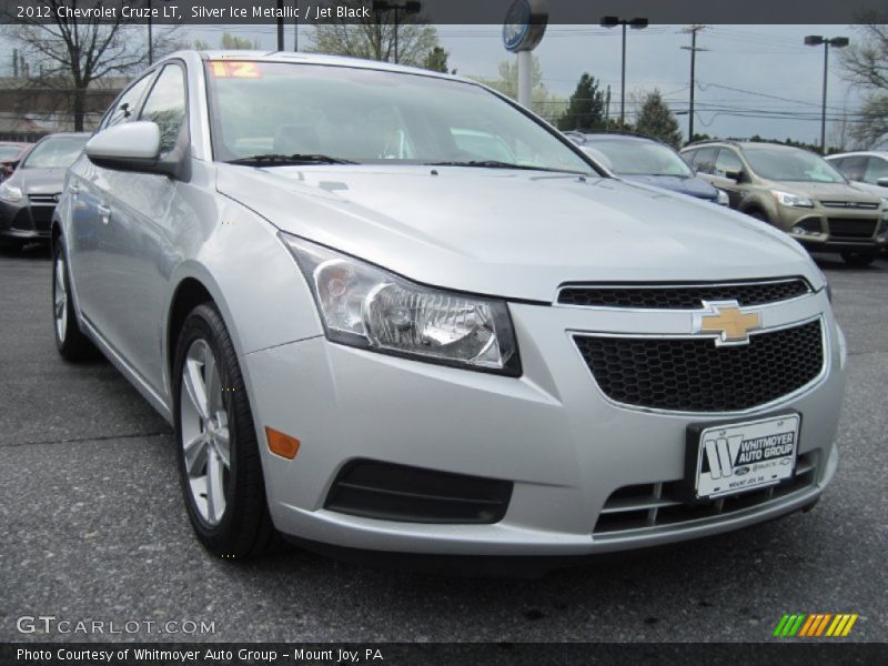 Silver Ice Metallic / Jet Black 2012 Chevrolet Cruze LT