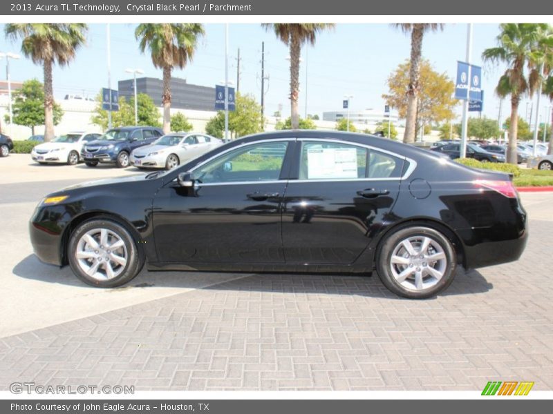 Crystal Black Pearl / Parchment 2013 Acura TL Technology
