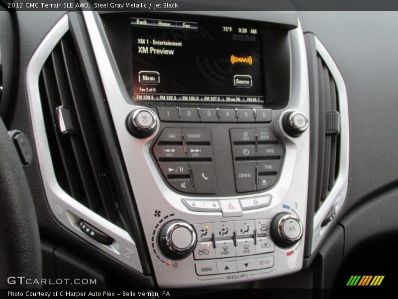 Controls of 2012 Terrain SLE AWD