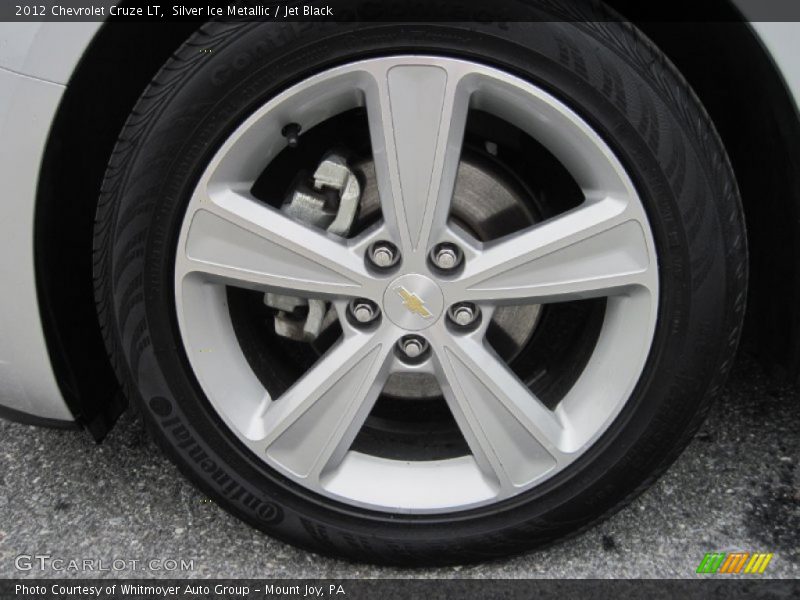 Silver Ice Metallic / Jet Black 2012 Chevrolet Cruze LT