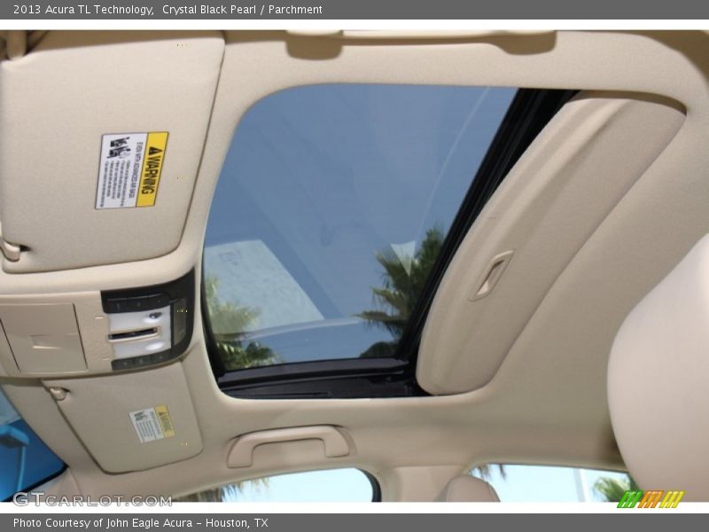 Crystal Black Pearl / Parchment 2013 Acura TL Technology