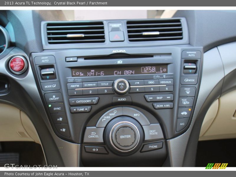 Crystal Black Pearl / Parchment 2013 Acura TL Technology