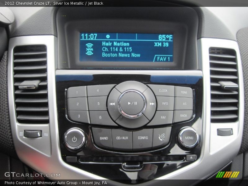 Silver Ice Metallic / Jet Black 2012 Chevrolet Cruze LT