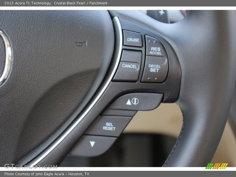 Crystal Black Pearl / Parchment 2013 Acura TL Technology
