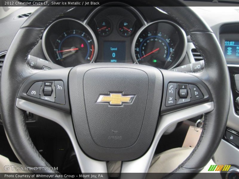 Silver Ice Metallic / Jet Black 2012 Chevrolet Cruze LT