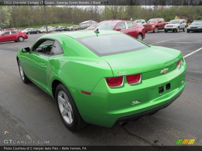 Synergy Green Metallic / Black 2011 Chevrolet Camaro LT Coupe