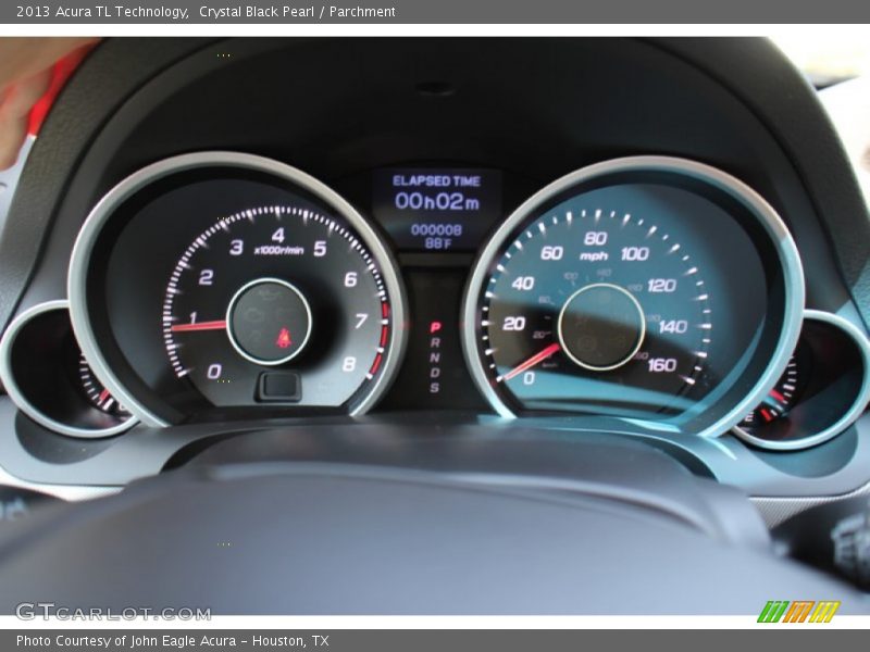Crystal Black Pearl / Parchment 2013 Acura TL Technology