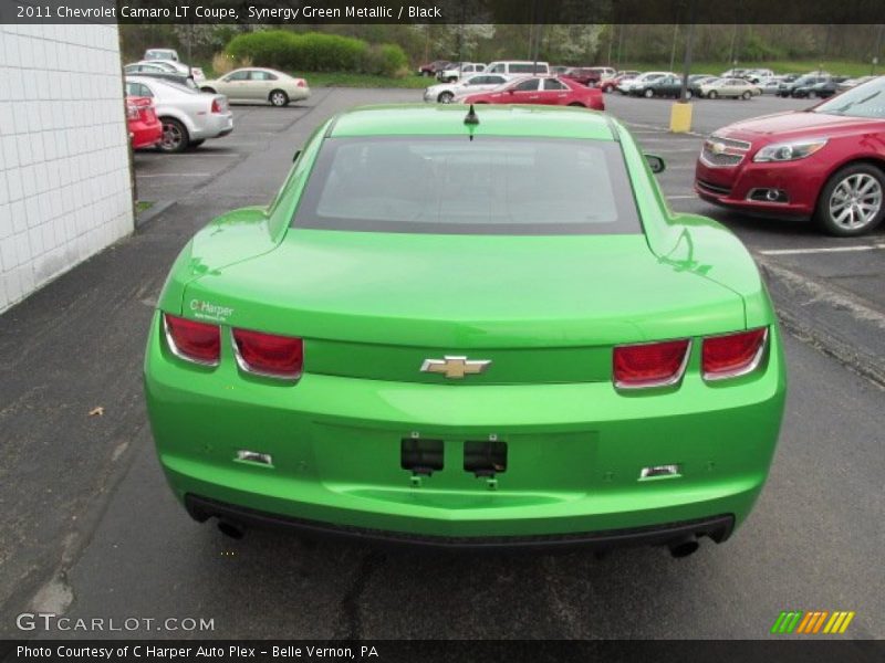 Synergy Green Metallic / Black 2011 Chevrolet Camaro LT Coupe