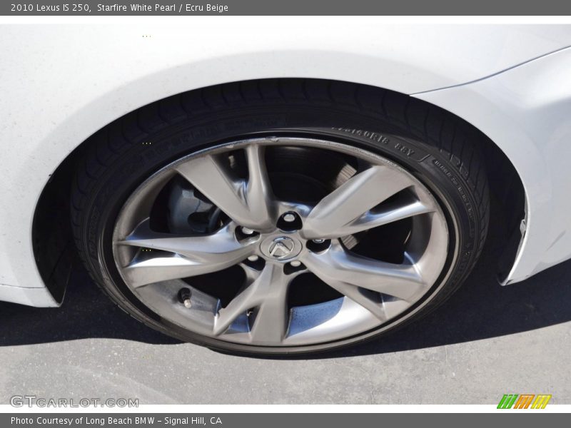 Starfire White Pearl / Ecru Beige 2010 Lexus IS 250
