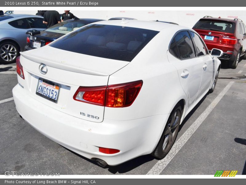 Starfire White Pearl / Ecru Beige 2010 Lexus IS 250