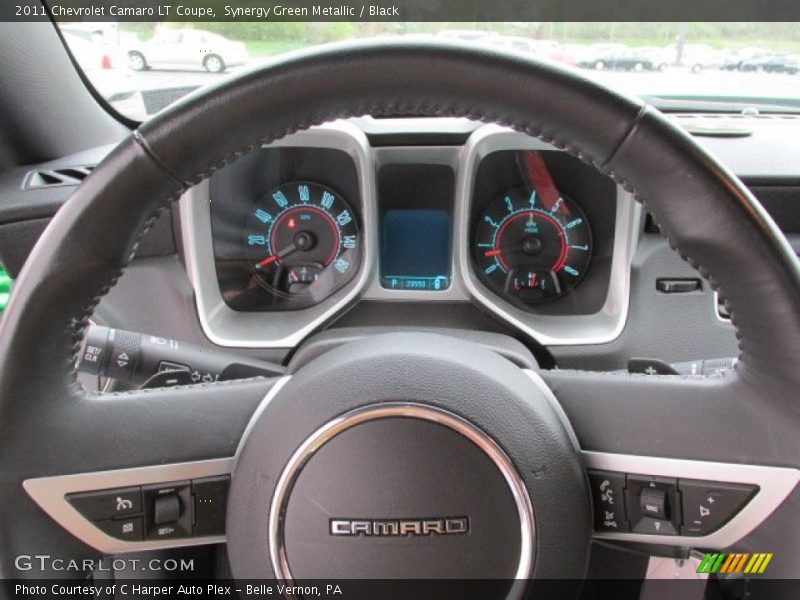 Synergy Green Metallic / Black 2011 Chevrolet Camaro LT Coupe