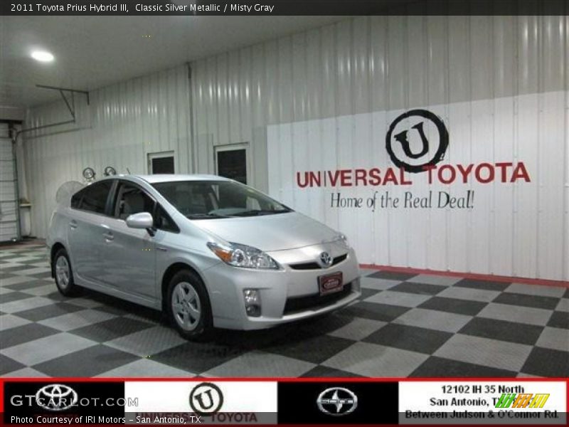 Classic Silver Metallic / Misty Gray 2011 Toyota Prius Hybrid III