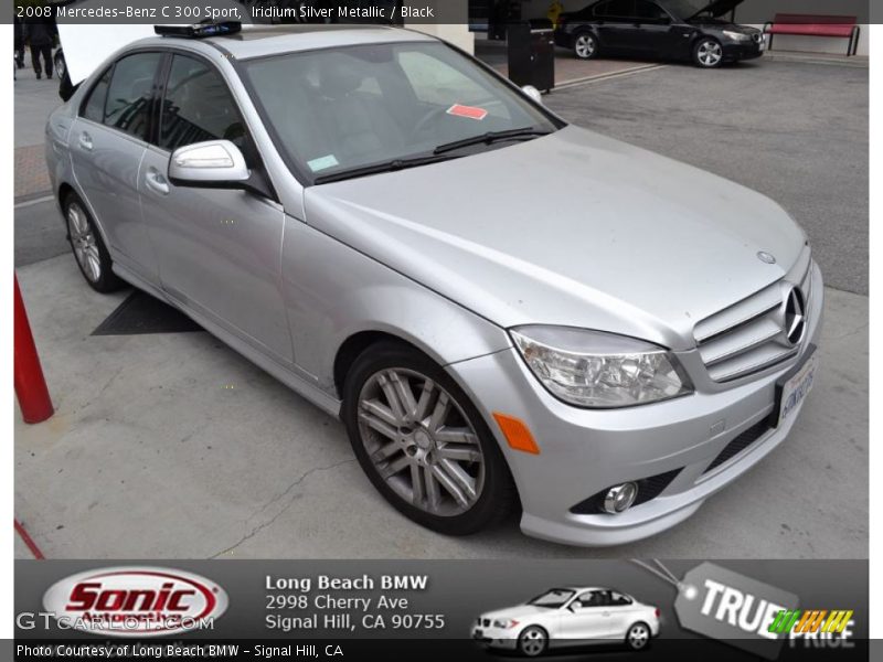 Iridium Silver Metallic / Black 2008 Mercedes-Benz C 300 Sport