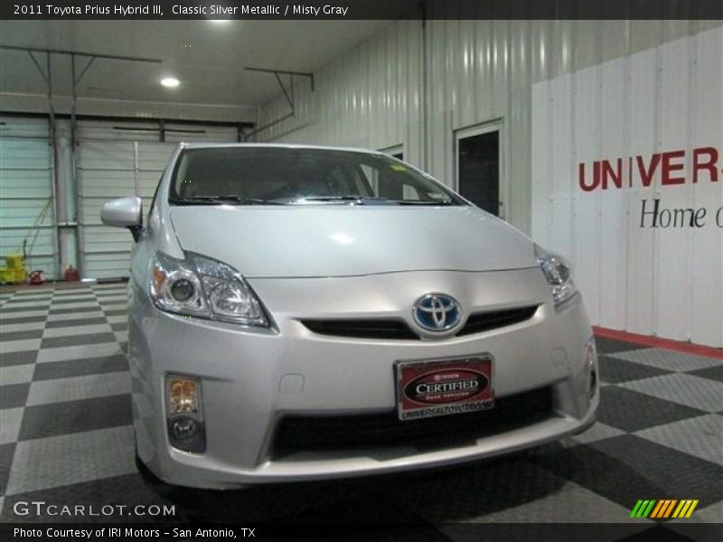 Classic Silver Metallic / Misty Gray 2011 Toyota Prius Hybrid III