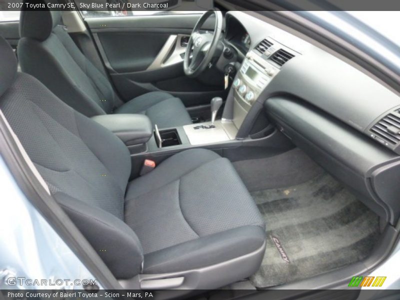 Sky Blue Pearl / Dark Charcoal 2007 Toyota Camry SE