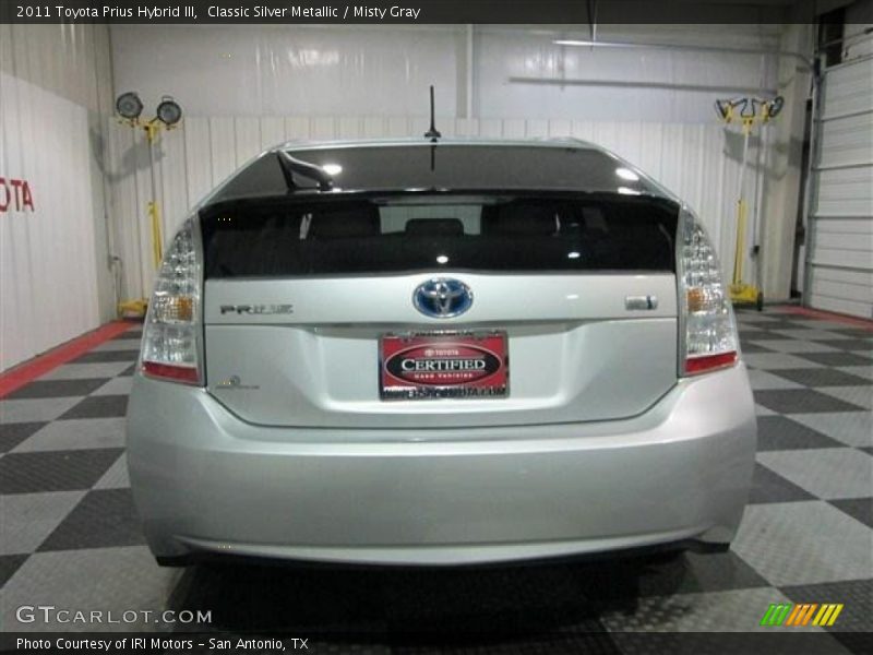 Classic Silver Metallic / Misty Gray 2011 Toyota Prius Hybrid III