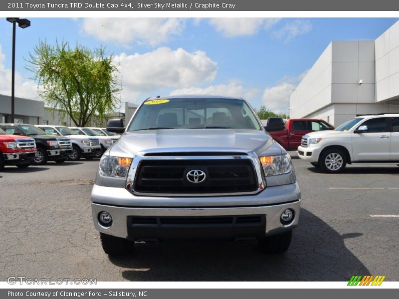 Silver Sky Metallic / Graphite Gray 2011 Toyota Tundra TRD Double Cab 4x4