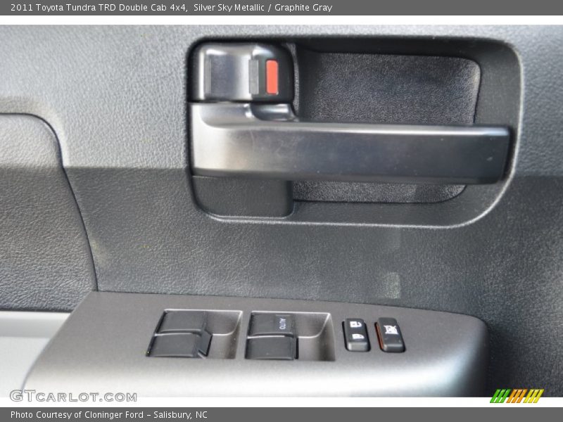Silver Sky Metallic / Graphite Gray 2011 Toyota Tundra TRD Double Cab 4x4