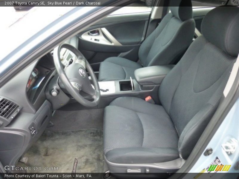 Sky Blue Pearl / Dark Charcoal 2007 Toyota Camry SE