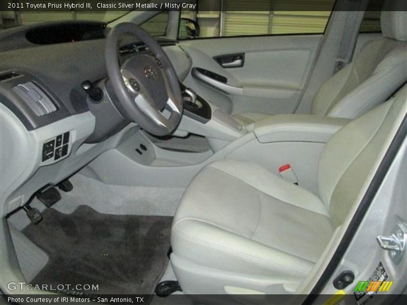 Classic Silver Metallic / Misty Gray 2011 Toyota Prius Hybrid III