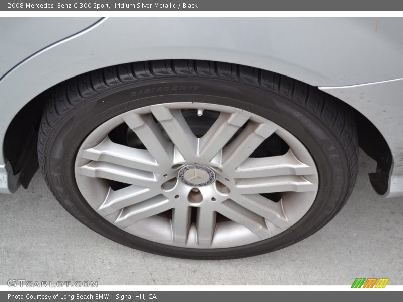 Iridium Silver Metallic / Black 2008 Mercedes-Benz C 300 Sport
