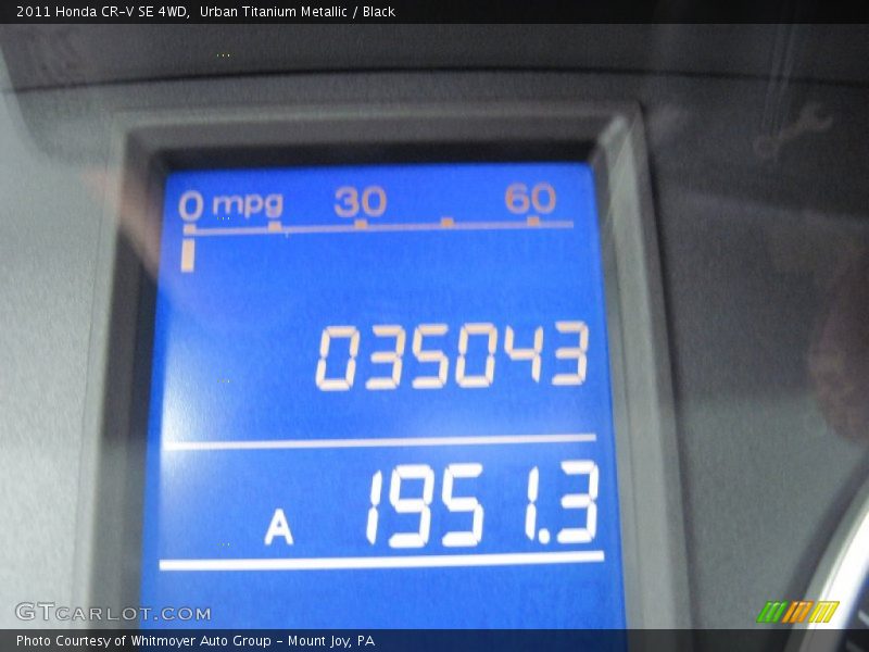 Urban Titanium Metallic / Black 2011 Honda CR-V SE 4WD