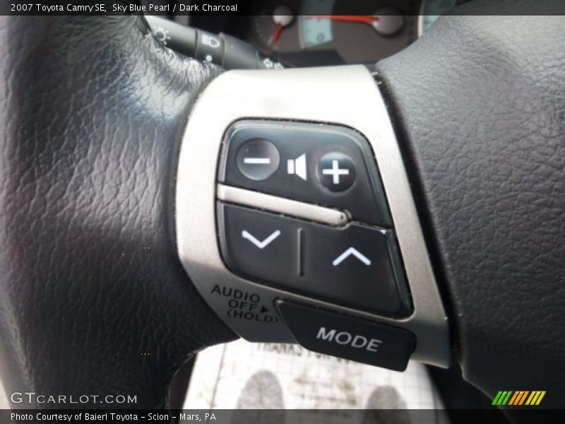 Sky Blue Pearl / Dark Charcoal 2007 Toyota Camry SE