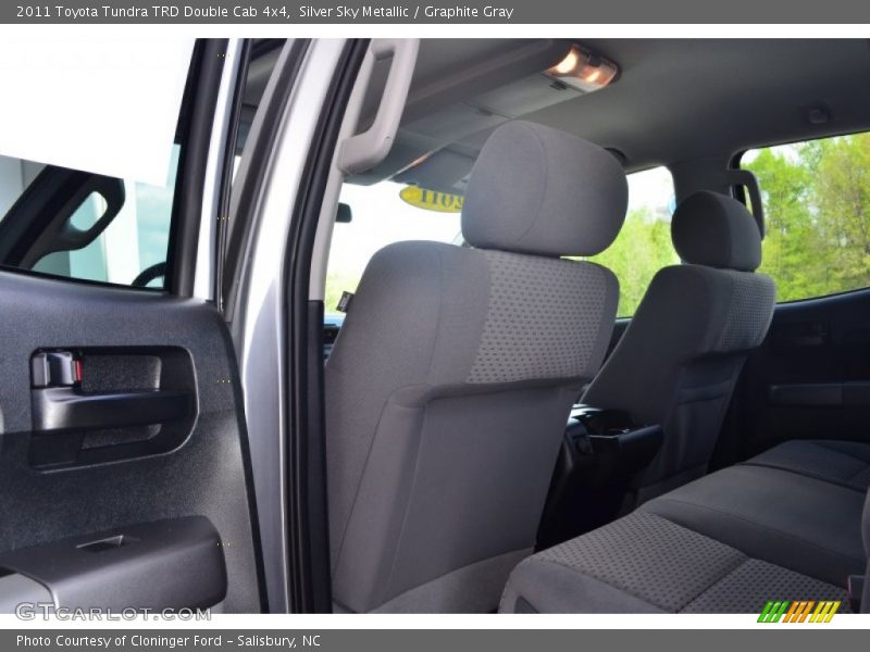 Silver Sky Metallic / Graphite Gray 2011 Toyota Tundra TRD Double Cab 4x4