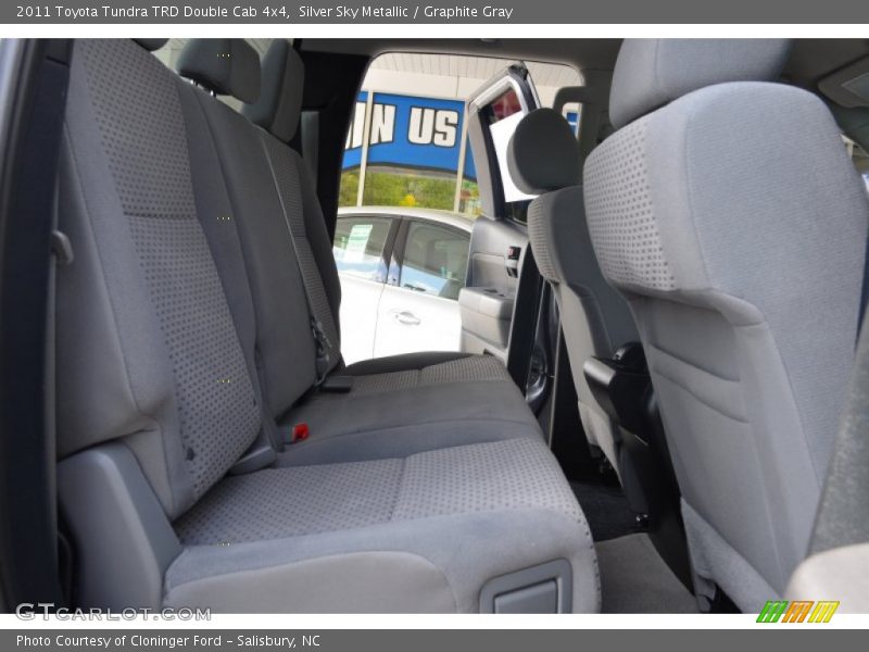 Silver Sky Metallic / Graphite Gray 2011 Toyota Tundra TRD Double Cab 4x4