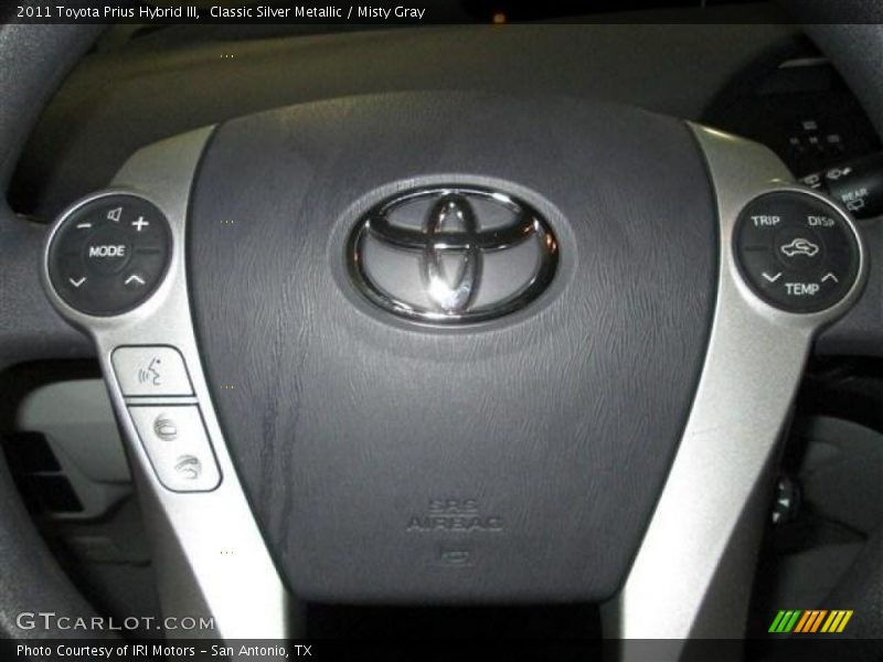 Classic Silver Metallic / Misty Gray 2011 Toyota Prius Hybrid III