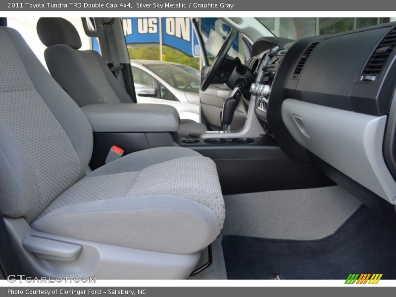 Silver Sky Metallic / Graphite Gray 2011 Toyota Tundra TRD Double Cab 4x4