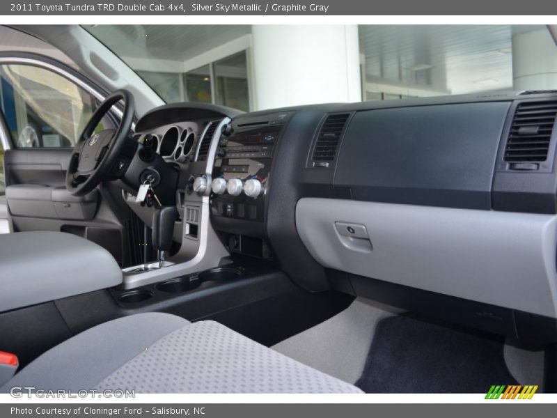 Silver Sky Metallic / Graphite Gray 2011 Toyota Tundra TRD Double Cab 4x4