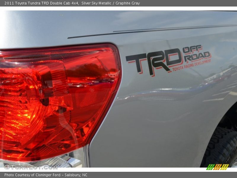 Silver Sky Metallic / Graphite Gray 2011 Toyota Tundra TRD Double Cab 4x4