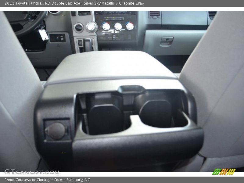 Silver Sky Metallic / Graphite Gray 2011 Toyota Tundra TRD Double Cab 4x4