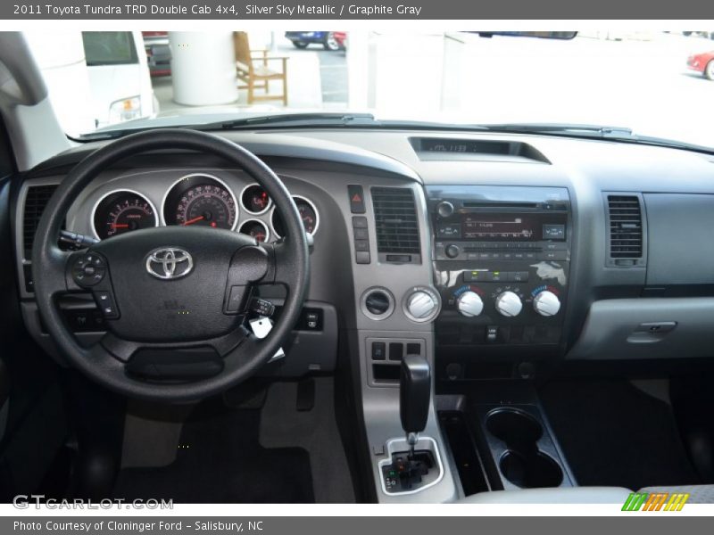 Silver Sky Metallic / Graphite Gray 2011 Toyota Tundra TRD Double Cab 4x4