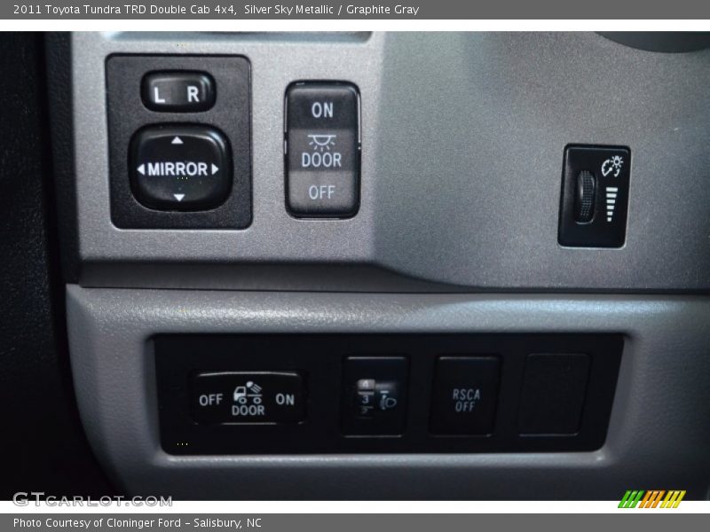 Silver Sky Metallic / Graphite Gray 2011 Toyota Tundra TRD Double Cab 4x4