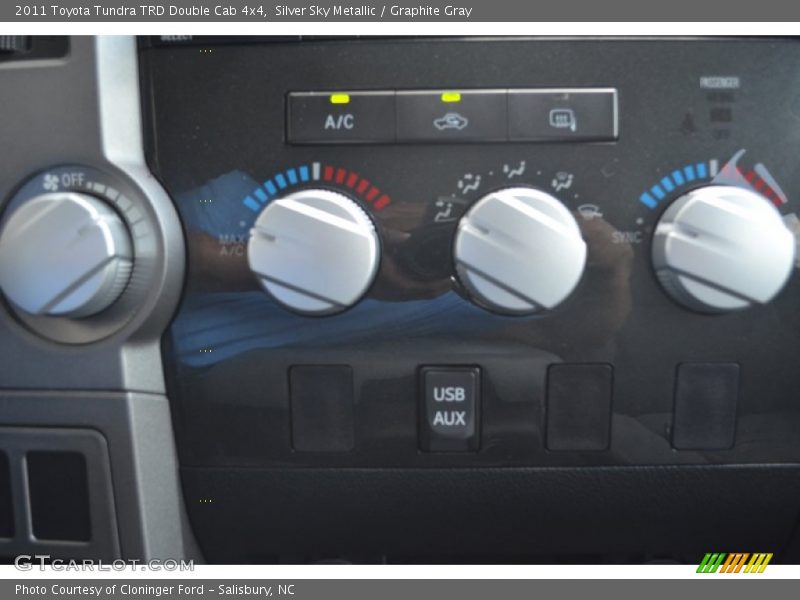 Silver Sky Metallic / Graphite Gray 2011 Toyota Tundra TRD Double Cab 4x4
