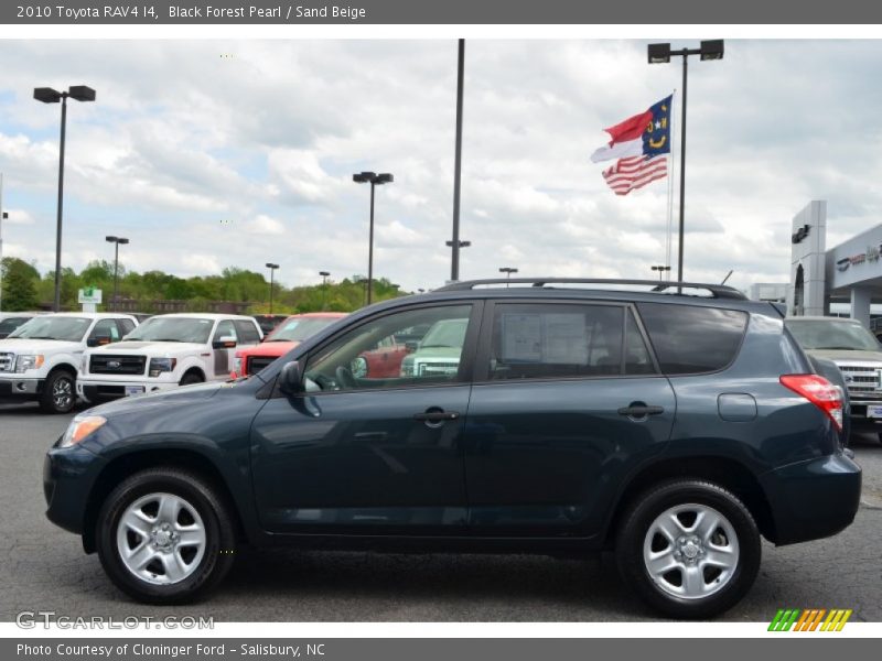 Black Forest Pearl / Sand Beige 2010 Toyota RAV4 I4